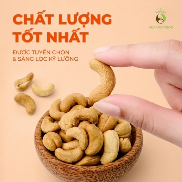 Hạt điều rang muối tách vỏ lụa