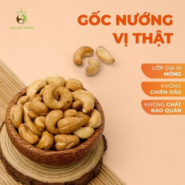 Hạt điều rang muối tách vỏ lụa