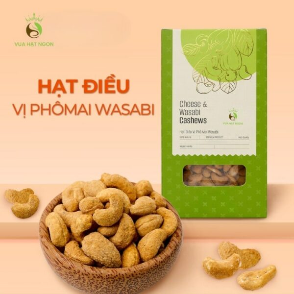 Hạt Điều Vị Phô Mai Wasabi