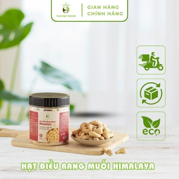 Hạt điều vị rang muối himalaya