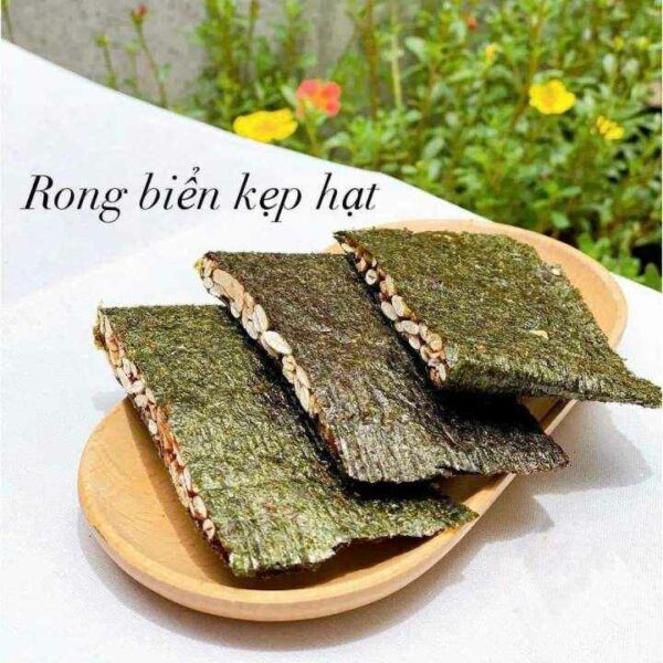 bánh rong biển kẹp hạt vhn1