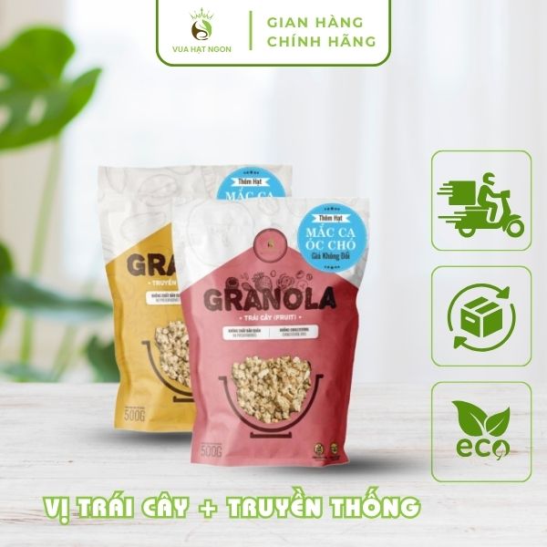 Hạt Granola Dinh Dưỡng Nướng Mật Ong