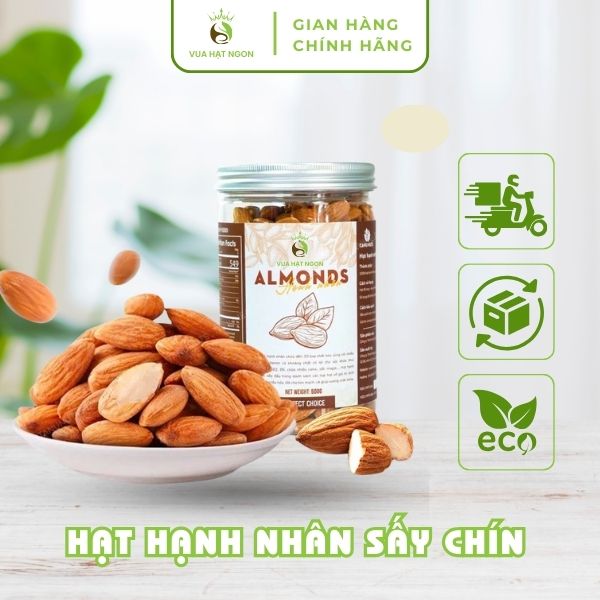 Hạt hạnh nhân sấy chín Vua hạt ngon