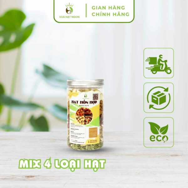 Ngũ Cốc Granola Mix 4 Loại Hạt